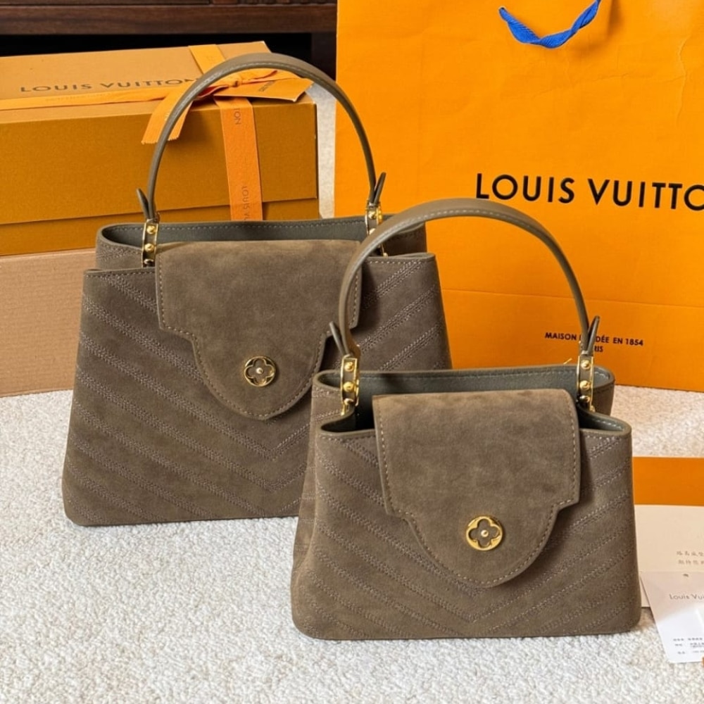 Louis Vuitton Capucines BB Bag Dark Brown 27Cm