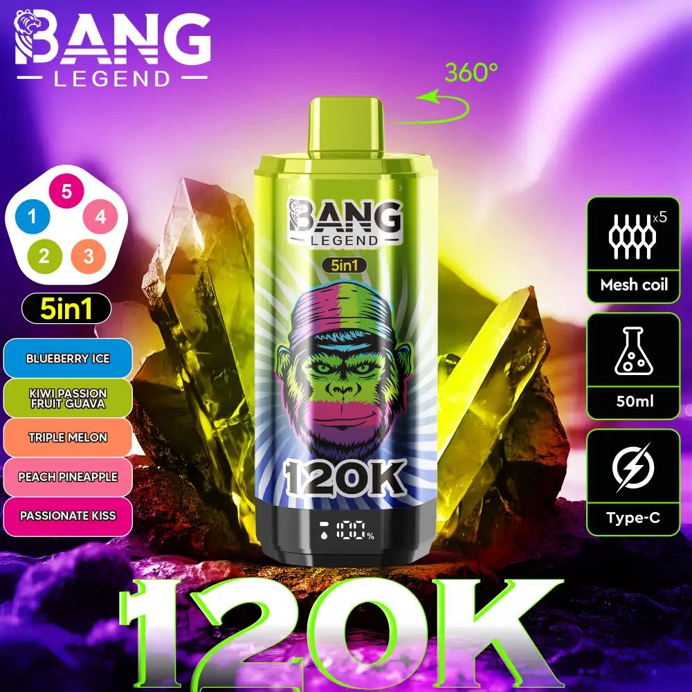 Bang Legend 120K Ultimate 5-in-1 Disposable Vape