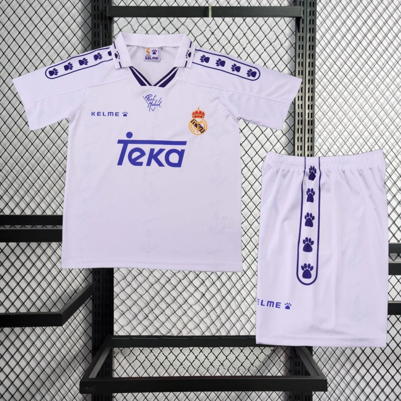 Retro KIDS 1994-96 KIDS Real Madrid Home Football jersey retro