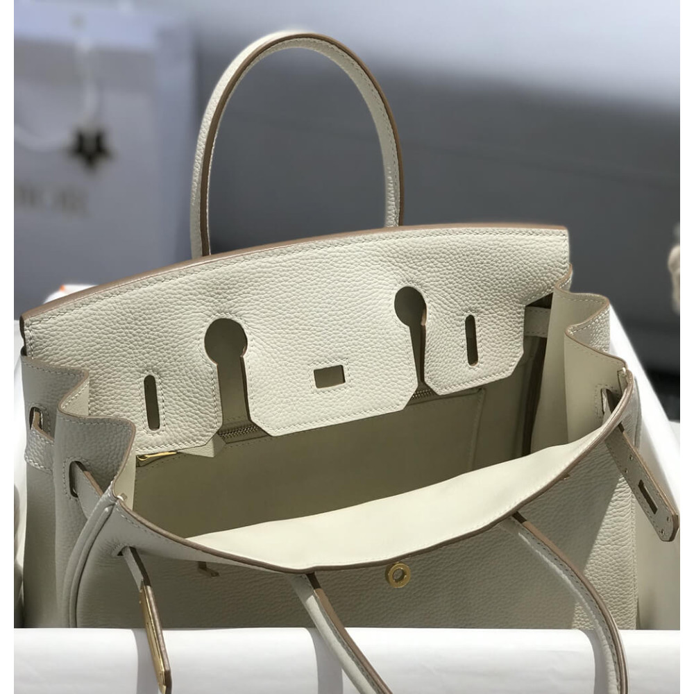 Hermès Birkin 30 White Togo Leather with Gold Hardware 30cm