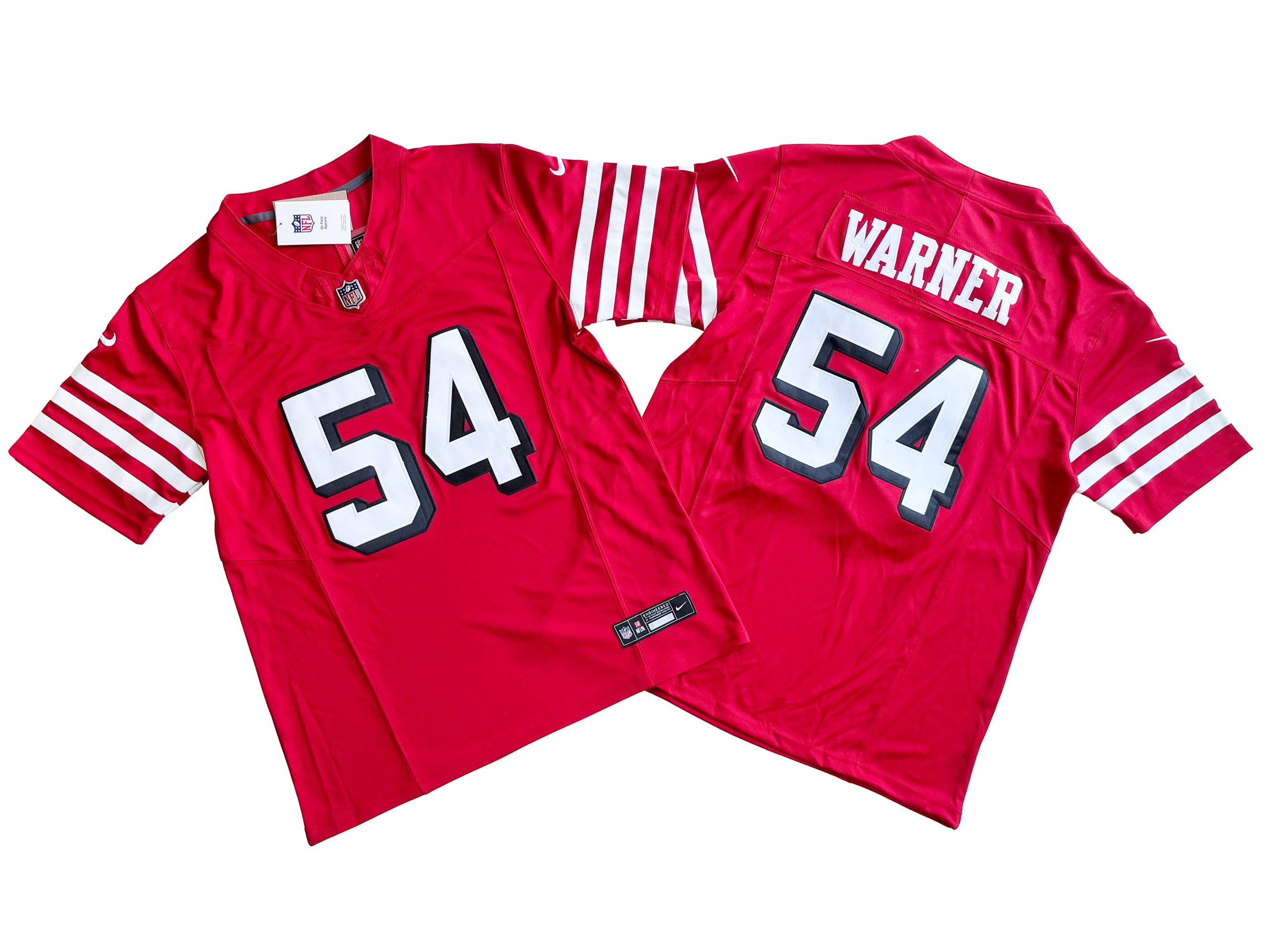 San Francisco 49ers 54# Fred Warner Nike Vapor F.U.S.E. Limited Jersey