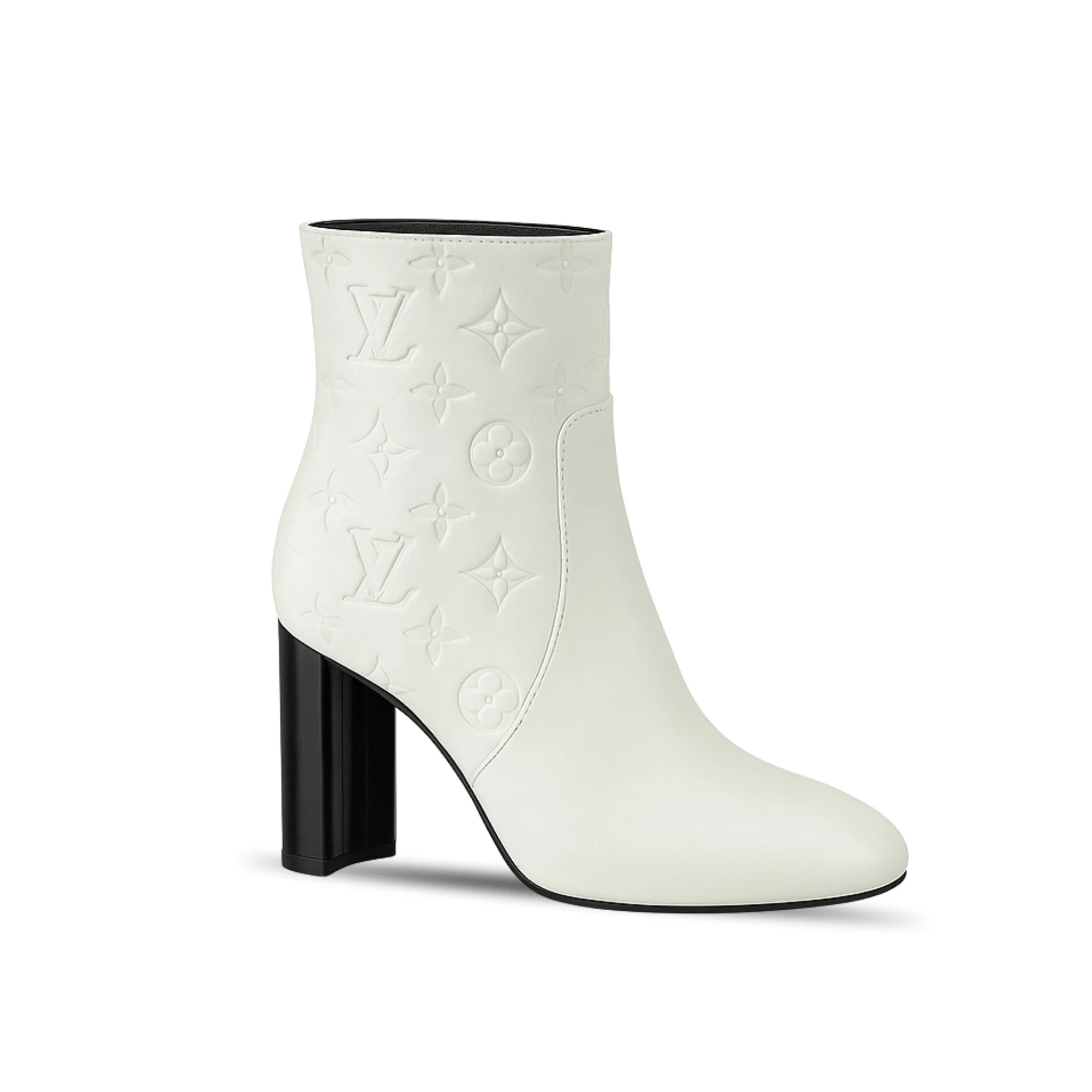 Louis Vuitton Silhouette Ankle Boot White