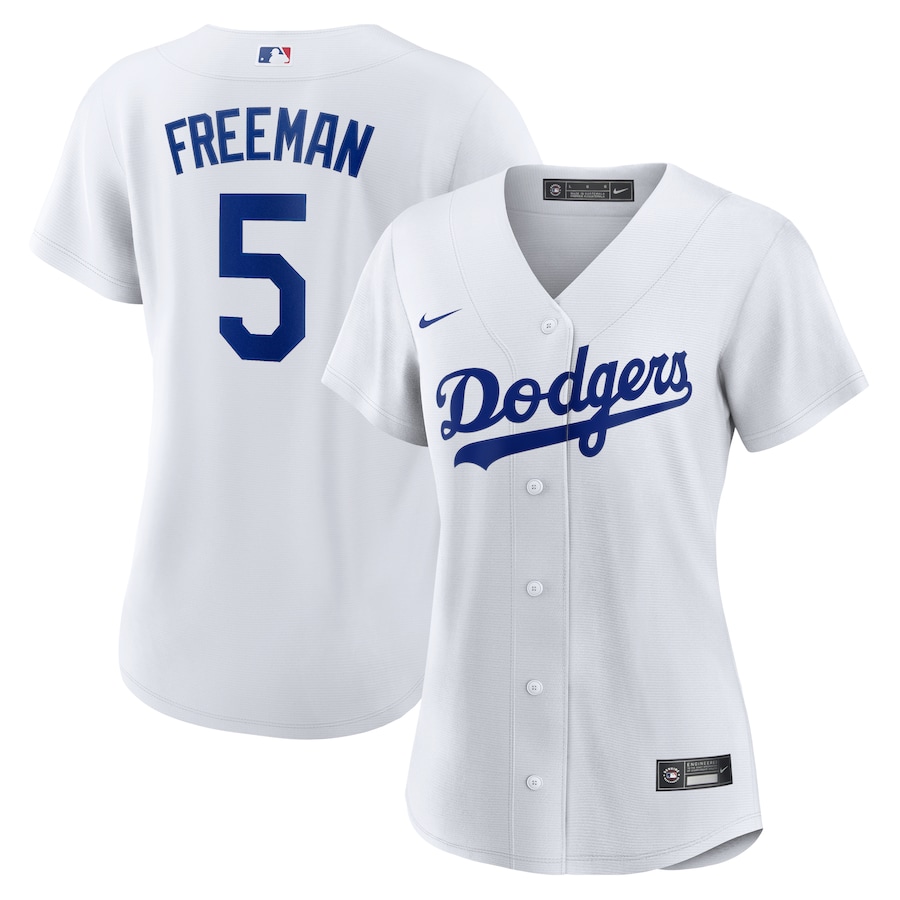Freddie Freeman Los Angeles Dodgers Women's Player Jersey White