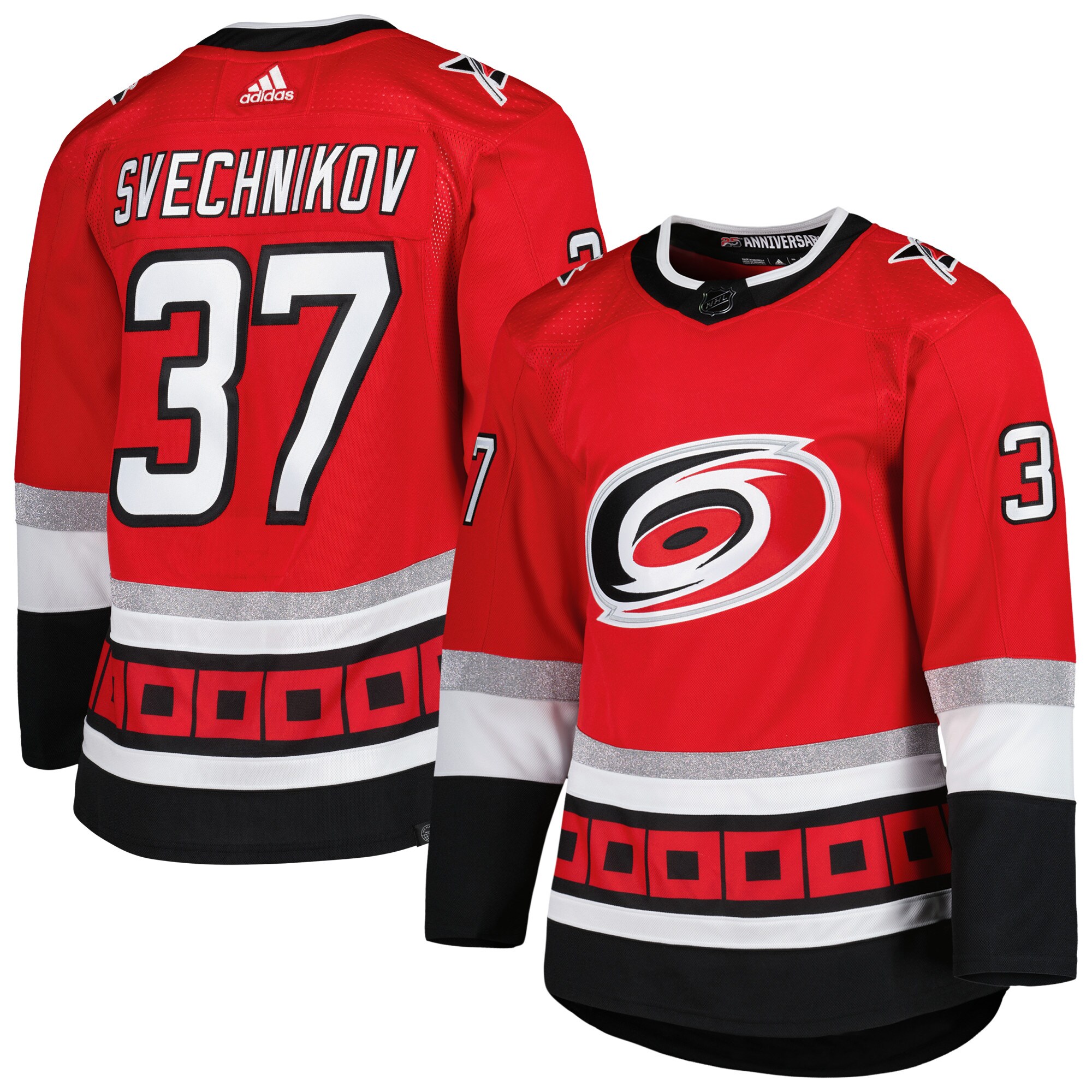 Andrei Svechnikov Carolina Hurricanes adidas  Primegreen Authentic Player Jersey – Red