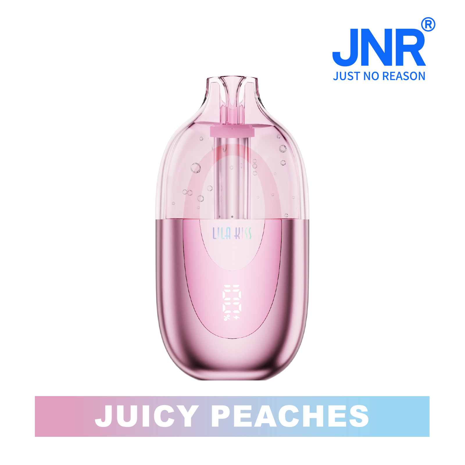 ?NEW?JNR Lila Kiss 60K  Puffs Prefilled Vape |  Rechargeable Transparent Pod Tank