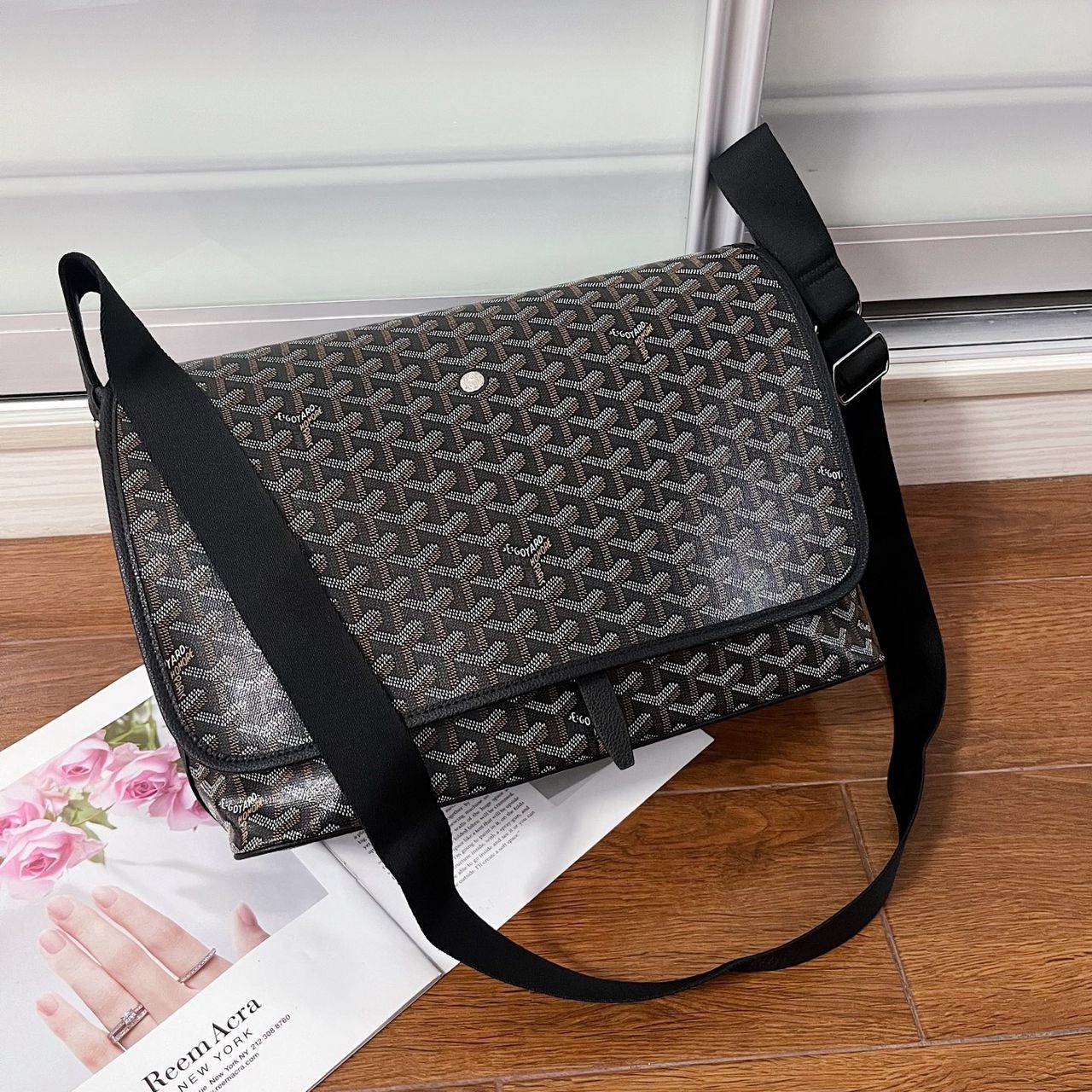 Goyard Capetien Bag Black 39cm/15.4in