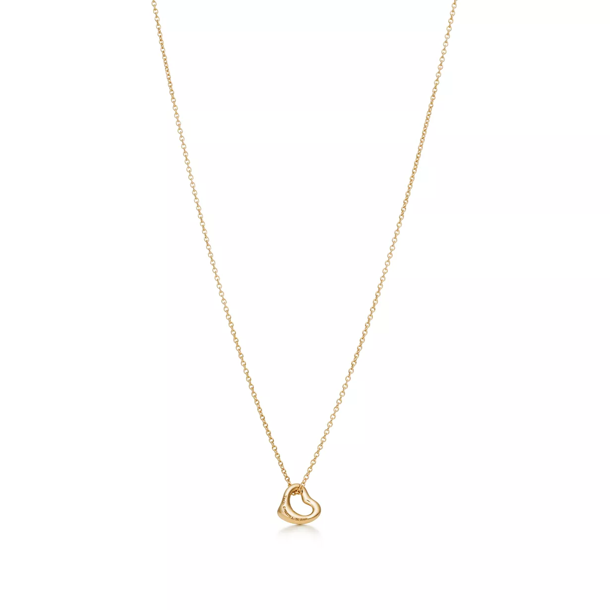 Tiffany 60957401 Elsa Peretti Open Heart Pendant 7mm