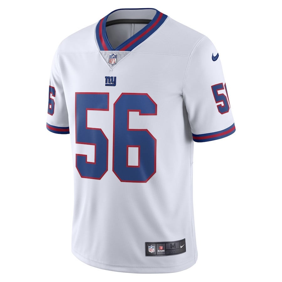 Lawrence Taylor 56 New York Giants Alternate Game Retired Player Limited Jersey - White