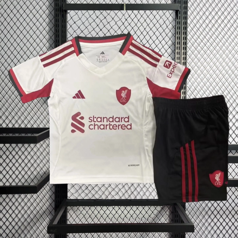 2025-26 Liverpool Away kids Football jersey