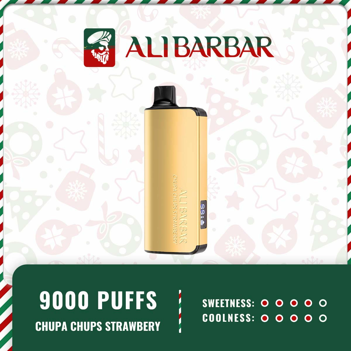 Alibarbar Ingot 9000 Puffs – Chupa Chupps Strawberry