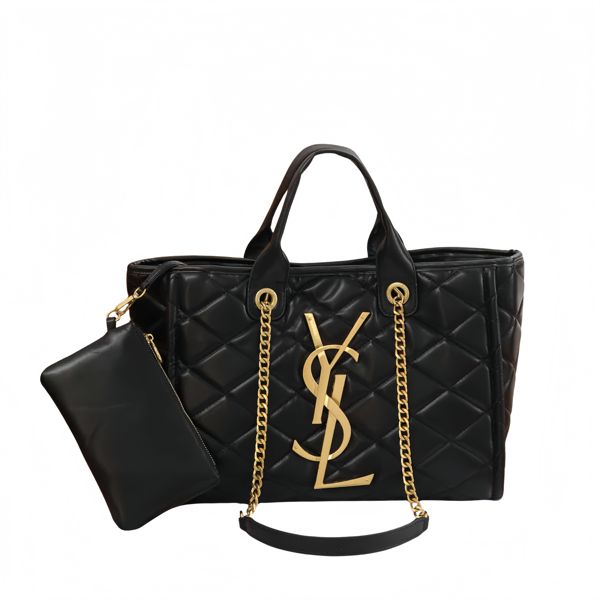 Saint Laurent Shopping Tote Bag Black 40Cm