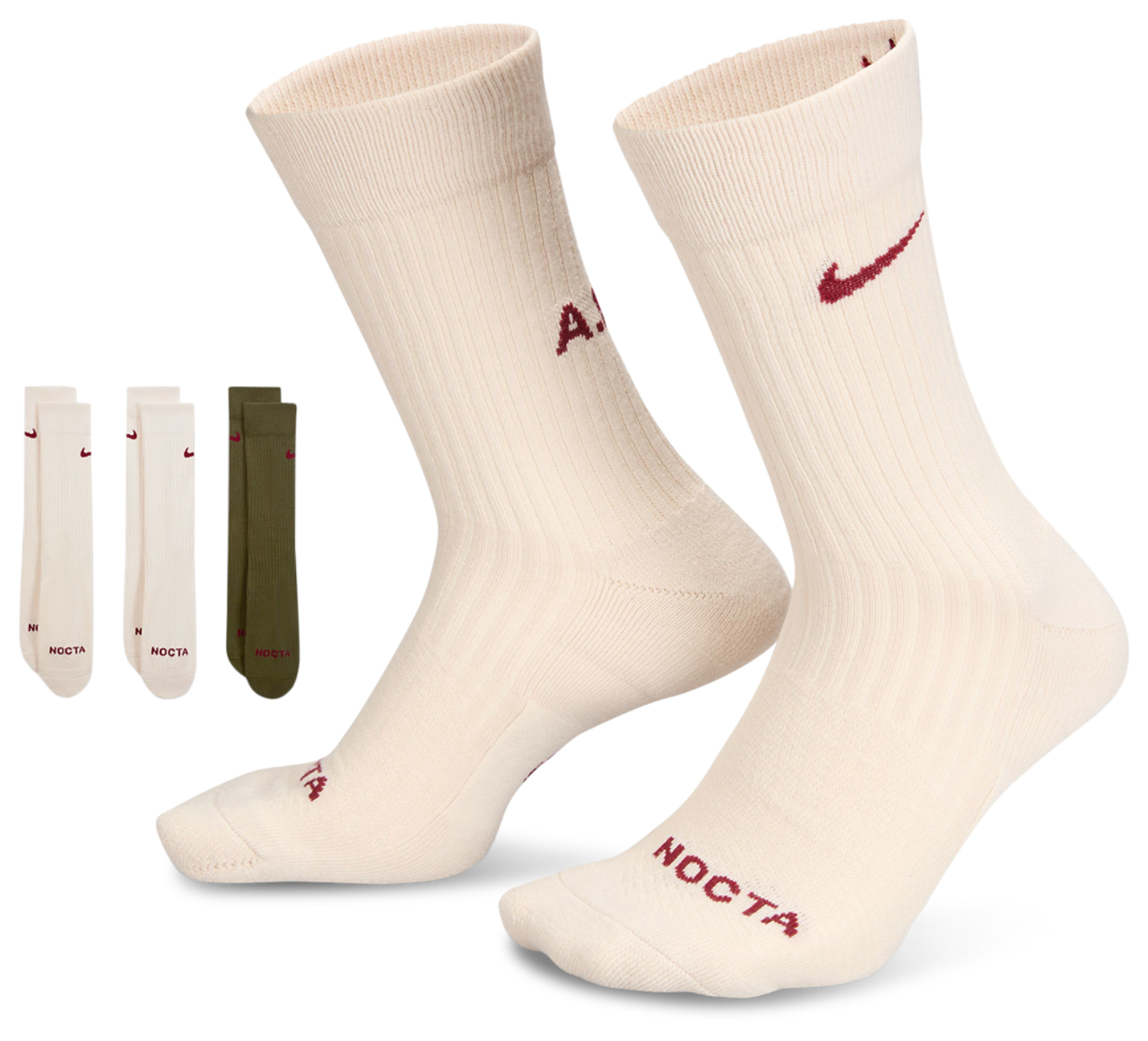 Nike Sneaker Sox Nocta Crew Socks 3Pack