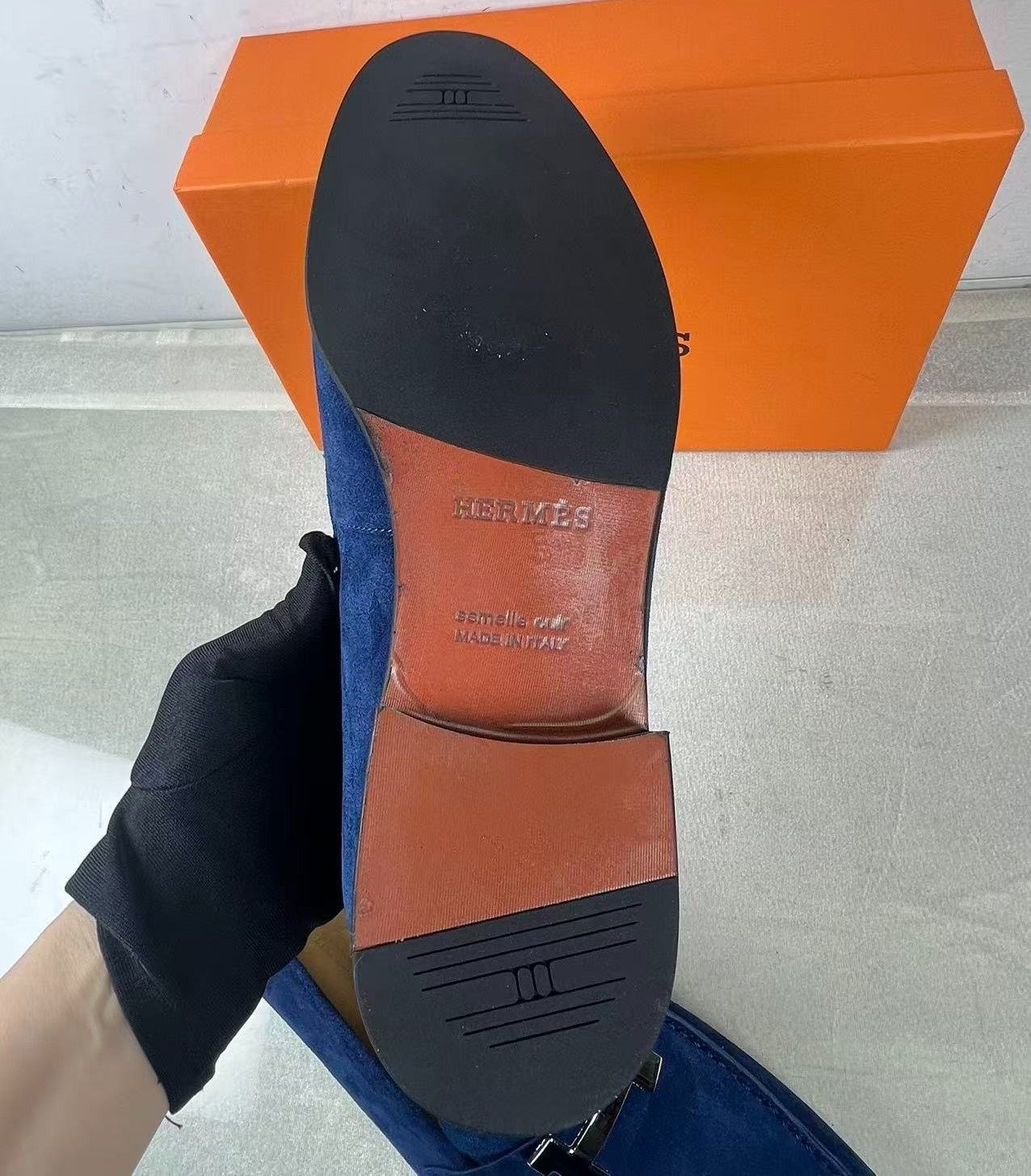 HERMES PARIS LOAFER BLUE OCEAN