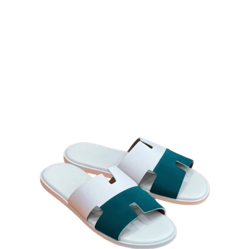 HERMES SANDAL IZMIR WHITE/BLUE