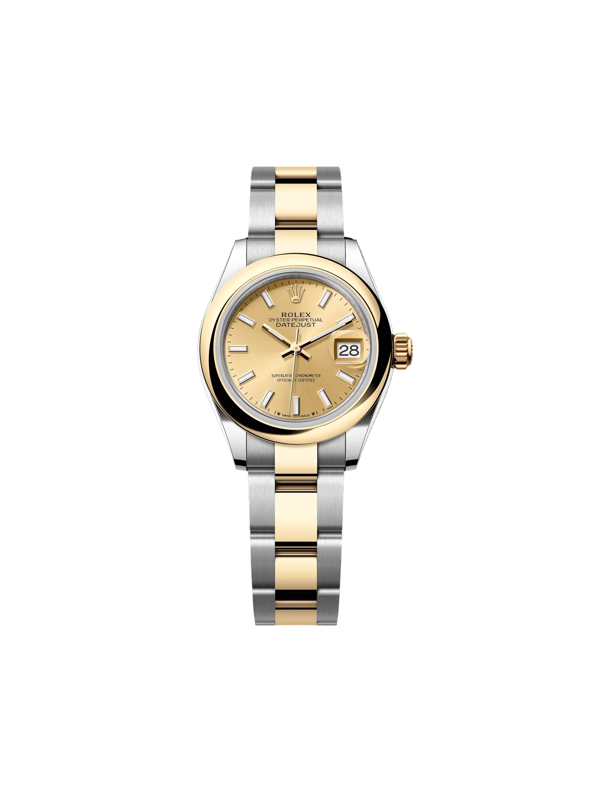 Rolex Lady-Datejust 28mm  279163 Champagne Dial Oyster Bracelet