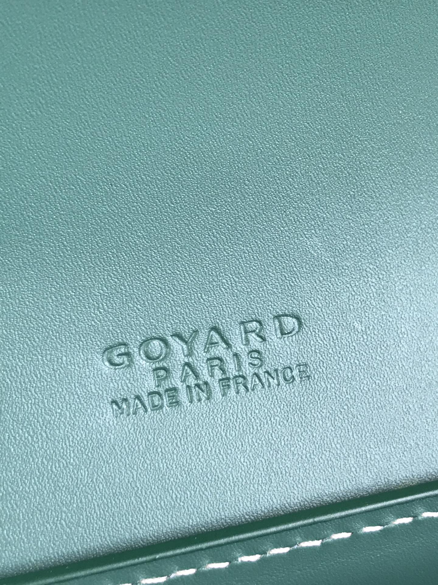 Goyard Duchesse Marie-Caroline Bag 25 Cm Green Goyardine Canvas And Smooth Calfskin