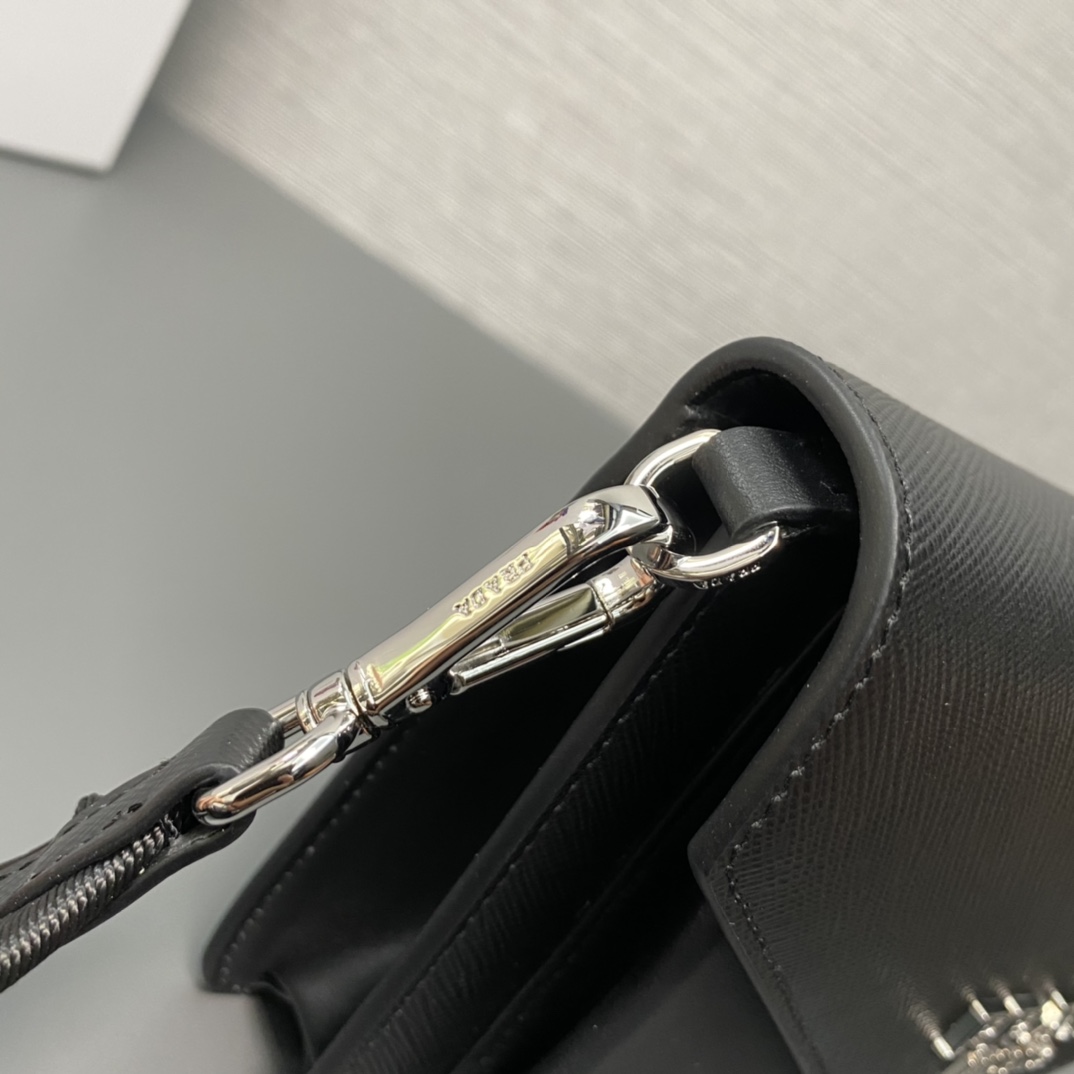Prada Saffiano Leather Mini Envelope Bag 20cm/ 7.9in