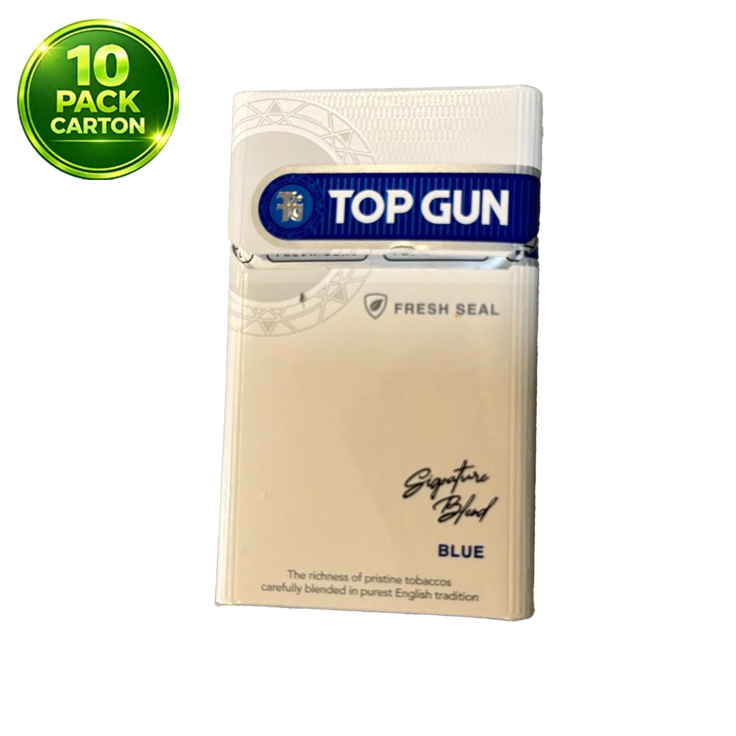 Top Gun Fresh Seal Blue Signature Blend x 10 Packs /1 Carton