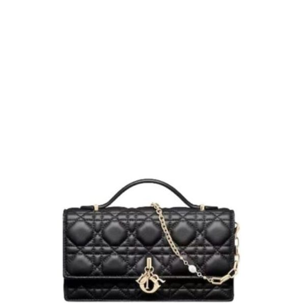DIOR MISS DIOR MINI BAG BLACK 21CM S0980ONMJM900