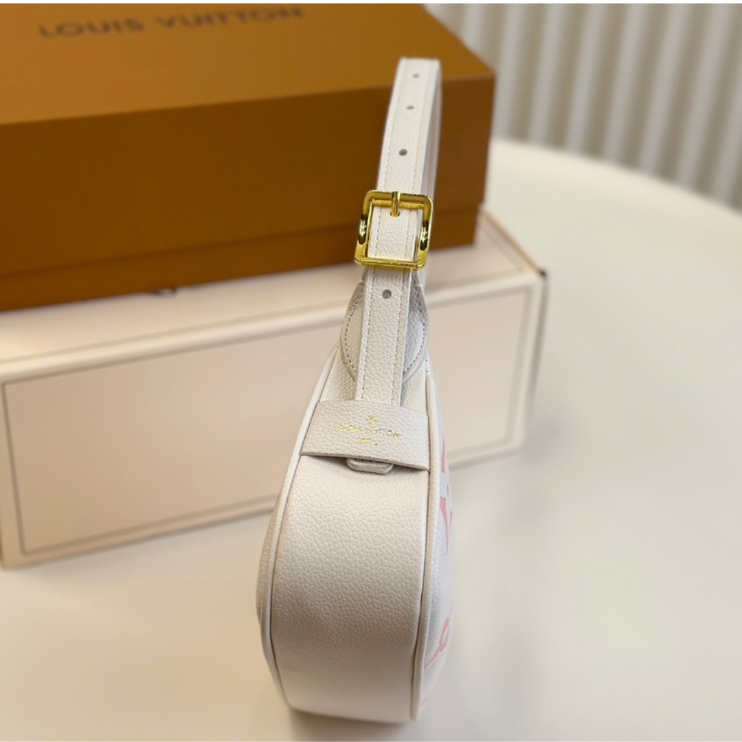 Louis Vuitton Mini Moon Bag In Latte White And Chamallow Pink 21Cm M24108