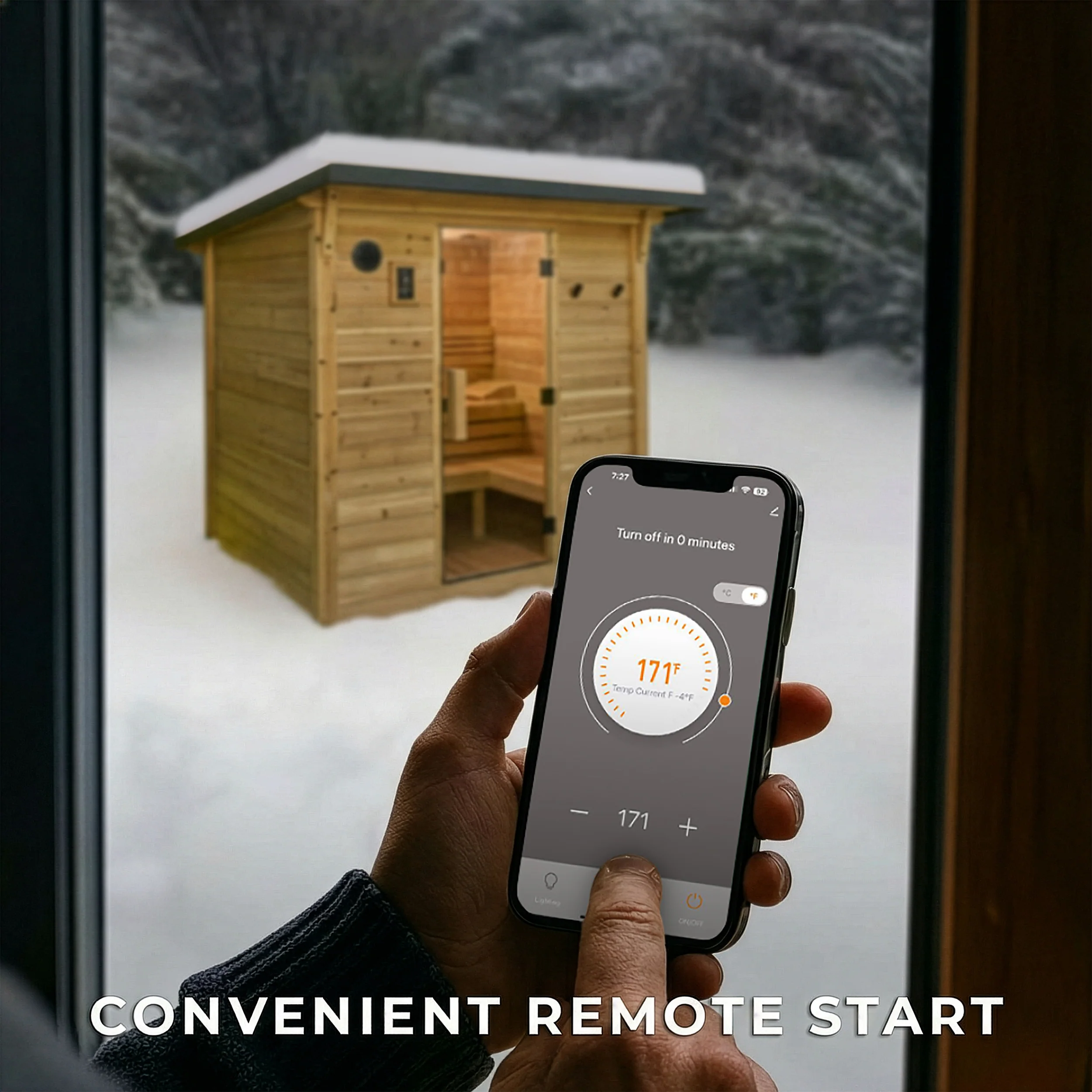 Henley Outdoor Cabin Sauna �?4-6 Person