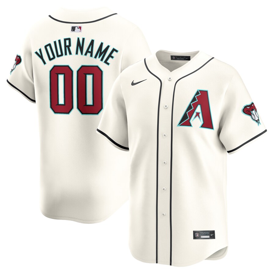 Arizona Diamondbacks Youth Home Limited Custom Jersey White
