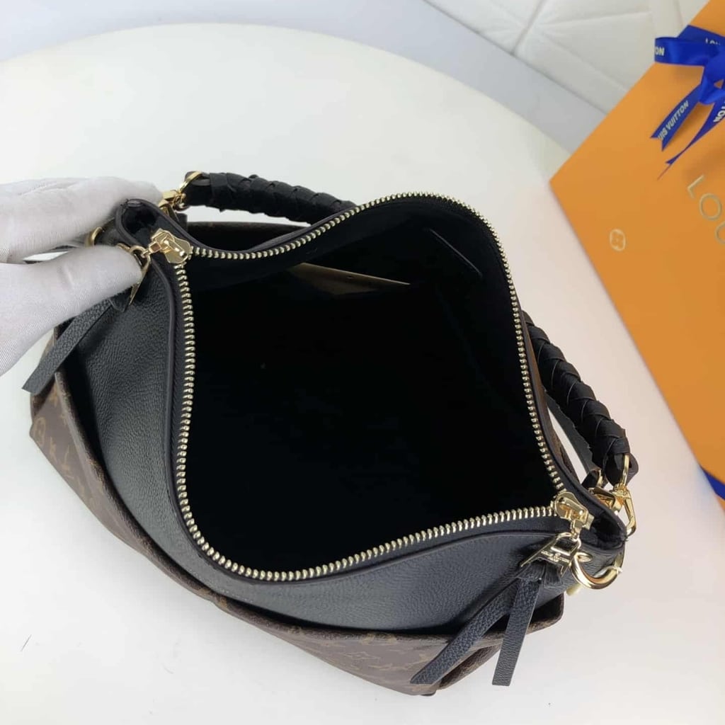 Louis Vuitton Maida Hobo Bag Monogram Canvas Black 32Cm