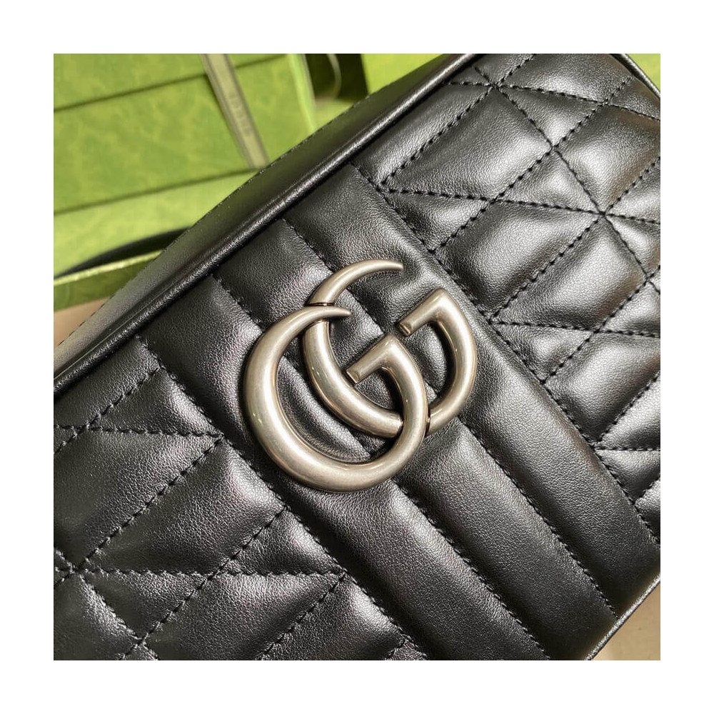 Gucci GG Marmont Small Shoulder Bag Black