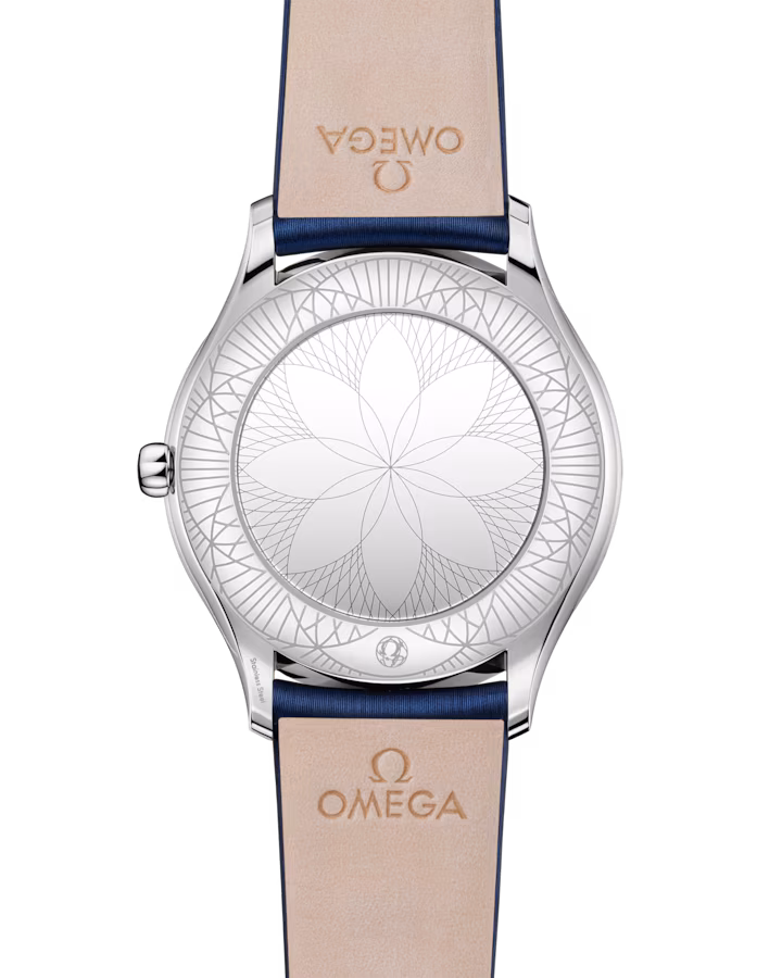 Omega De Ville Trésor 36mm White Dial with Diamonds Stainless Steel Strap 428.17.36.60.04.001
