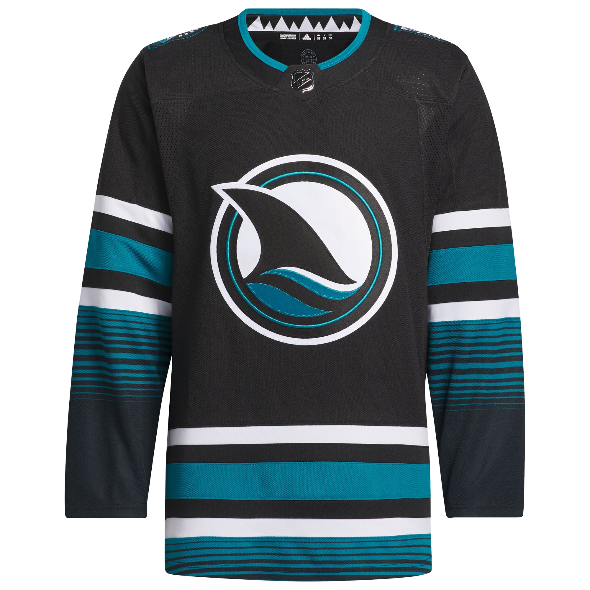 San Jose Sharks adidas Alternate Authentic Primegreen Jersey – Black
