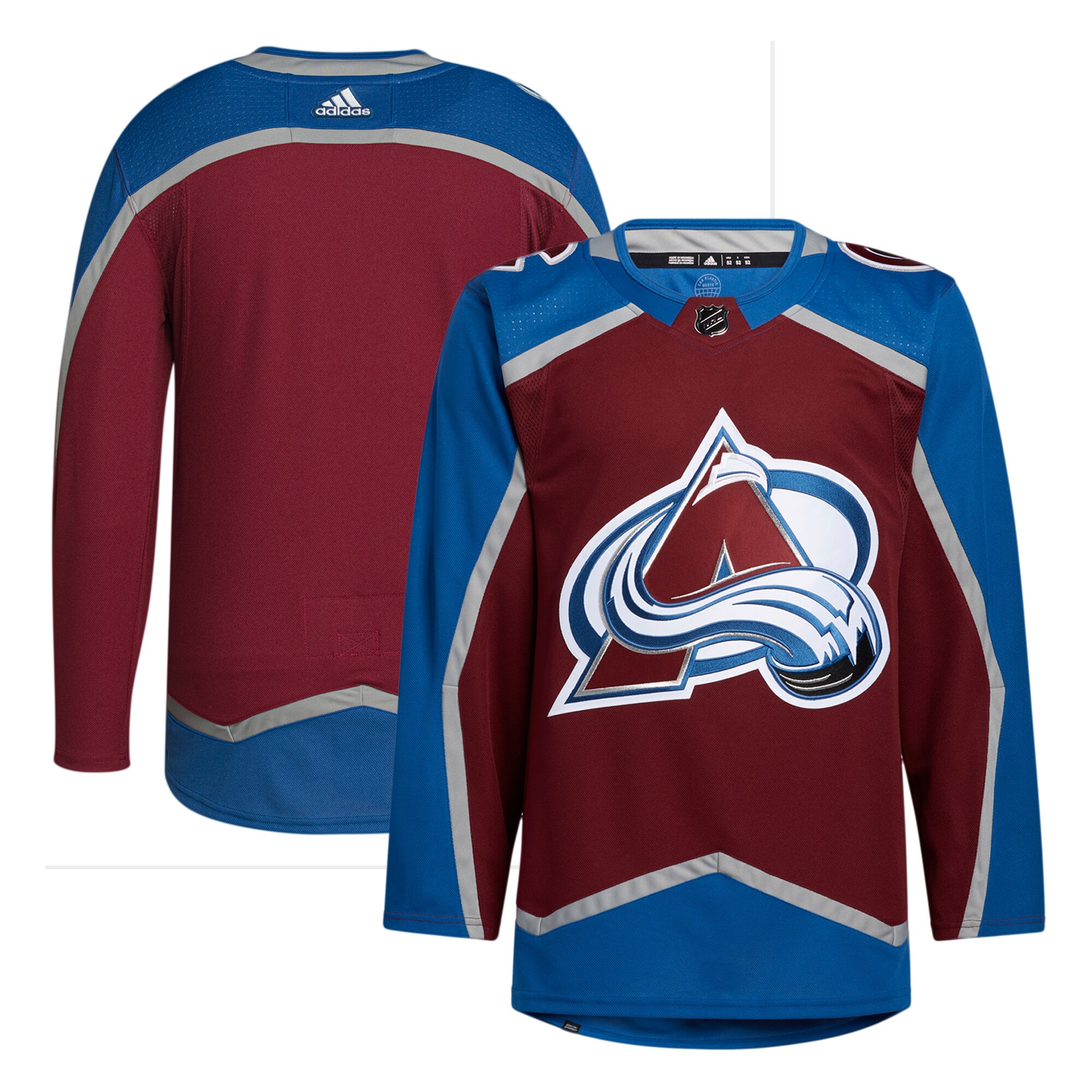 Colorado Avalanche adidas Home Primegreen Authentic Jersey – Burgundy