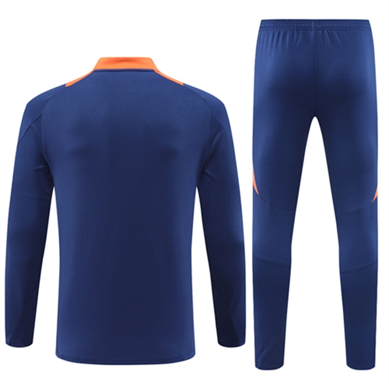 2024-25 Manchester United Royal Blue Long Sleeve Training Suit