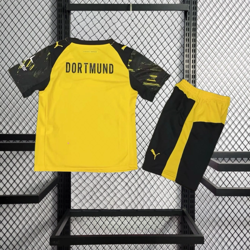 2025-26 Borussia Dortmund Home KIDS Football Jersey