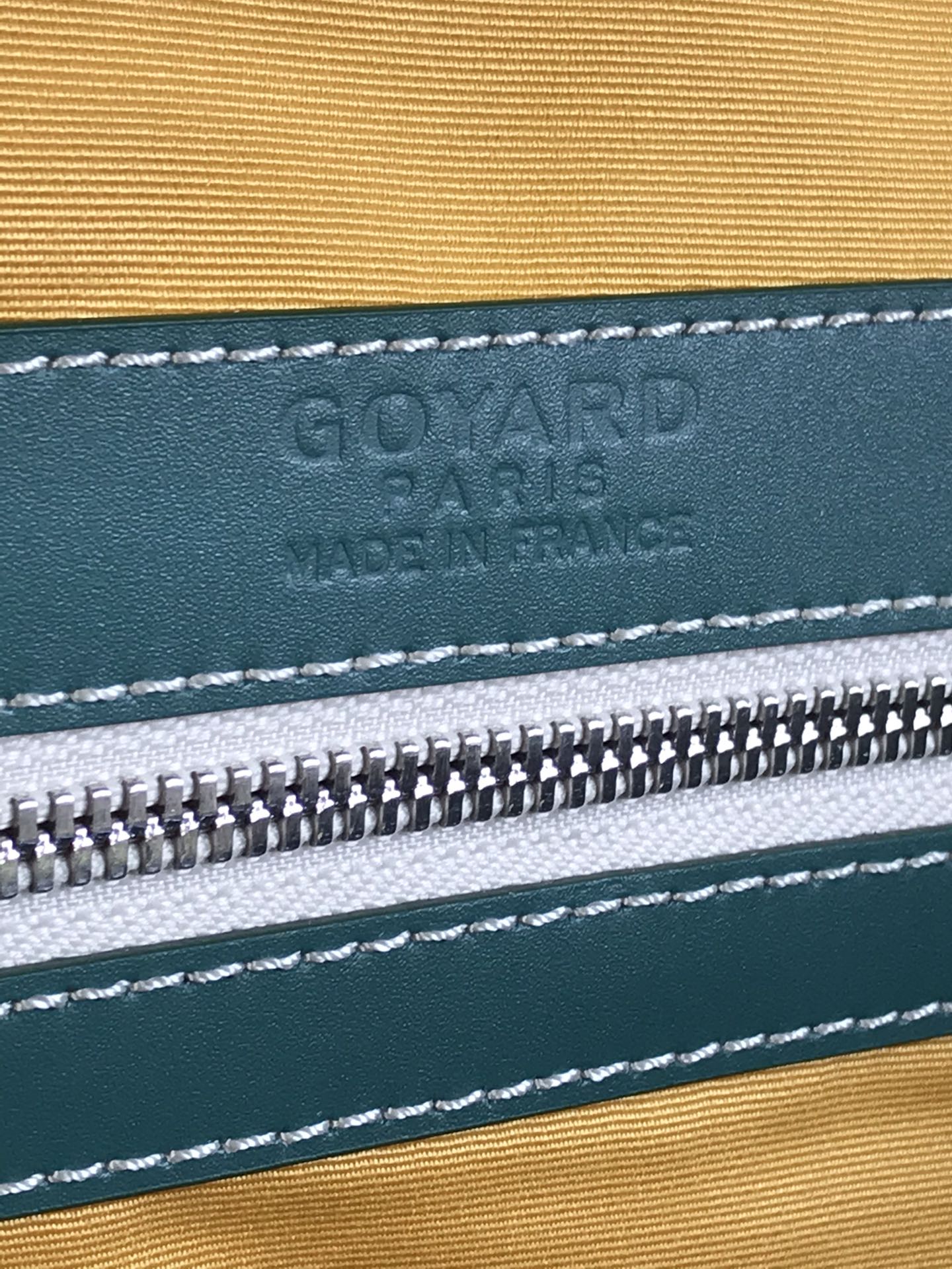 Goyard Boston 50cm Bag Green Goyardine Canvas And Calfskin Trim