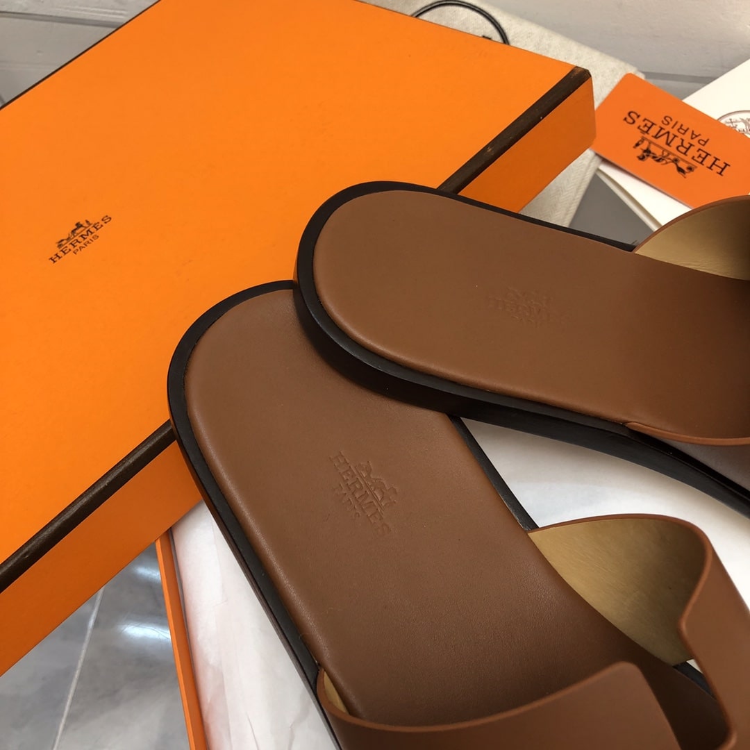 Hermes Izmir Sandal Brown H041141Zh03410