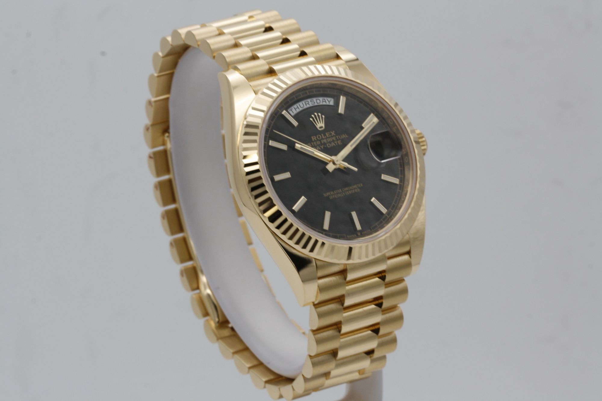 Rolex Day-Date 40 mm Black Dial 228238