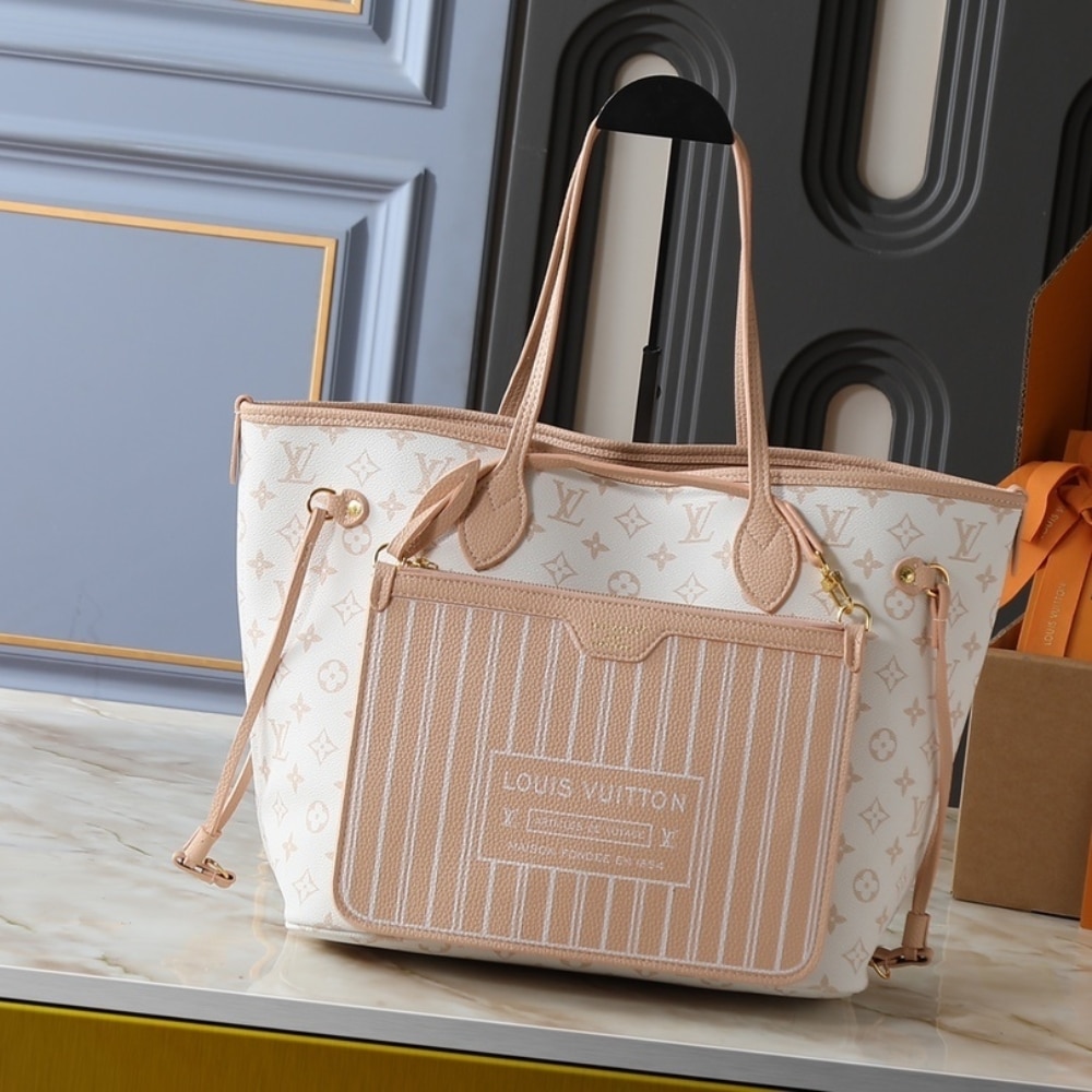 Louis Vuitton Neverfull Inside Out MM Monogram Dune 31cm M25665