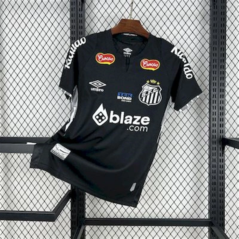 2025-26 Santos Season Black Special Edition Football jersey