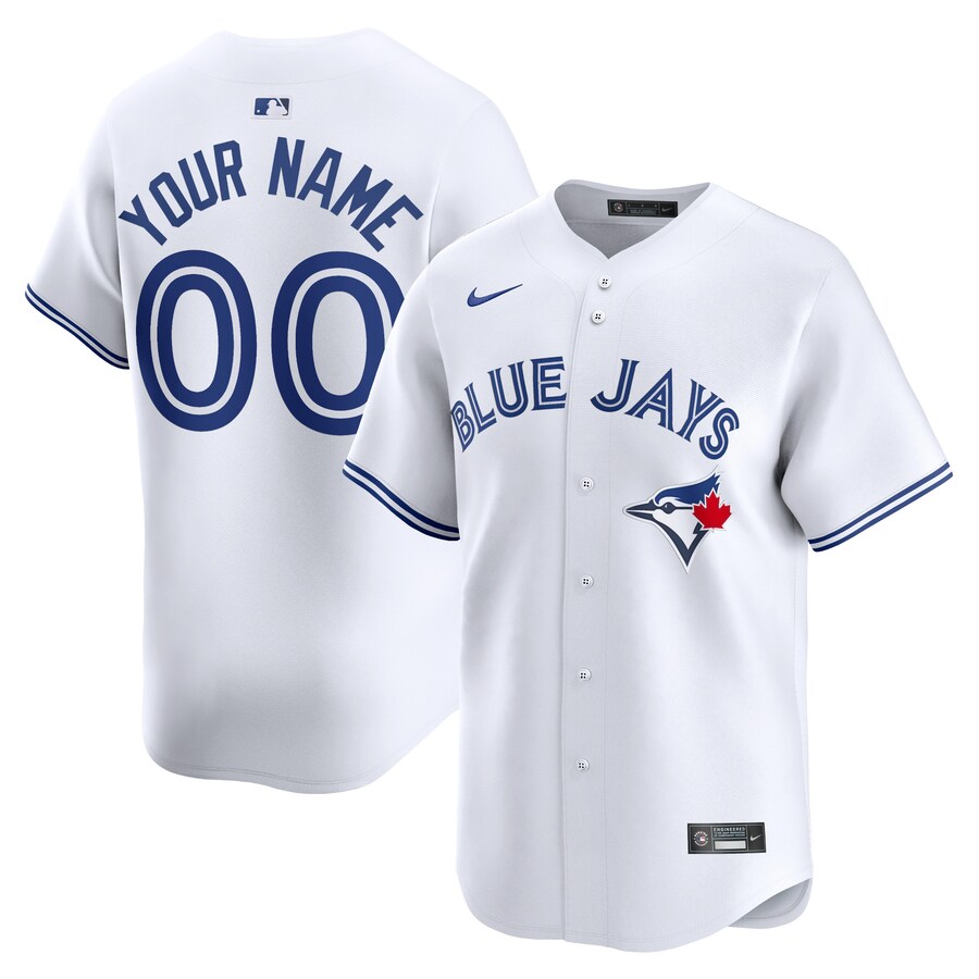 Toronto Blue Jays Youth Home Limited Custom Jersey White