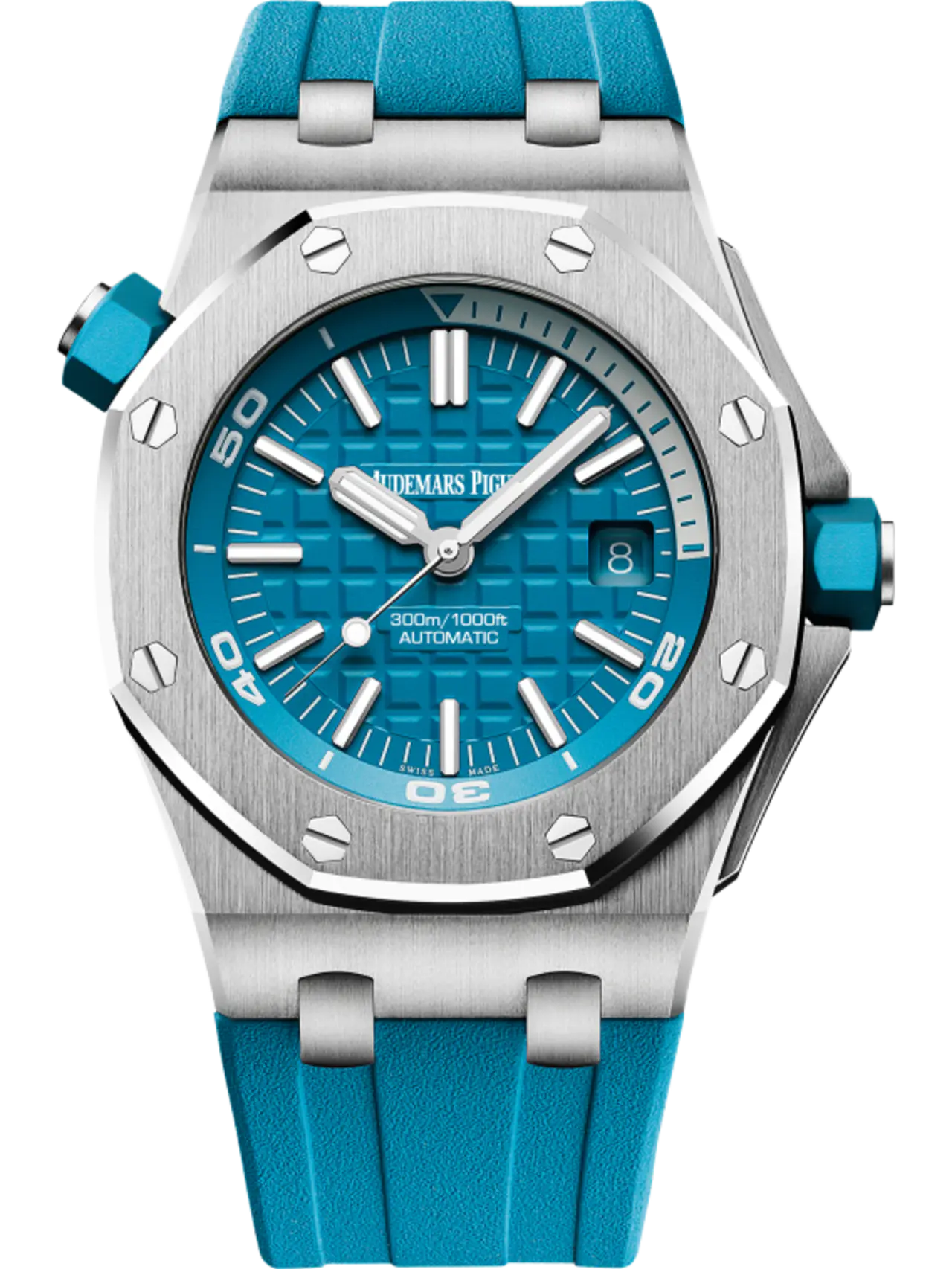 Audemars Piguet Offshore Diver Turquoise Blue Dial 42mm 15710ST.OO.A032CA.01