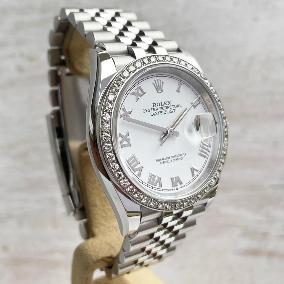 [Superclone] Rolex Datejust 36mm White Dial Jubilee 126284RBR