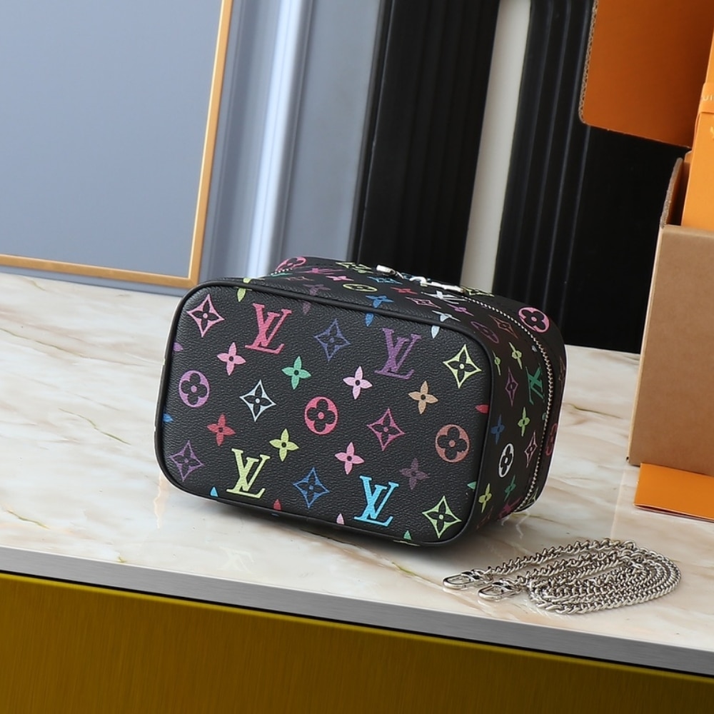 Louis Vuitton X Takashi Murakami Nice Mini Black 20Cm M13747
