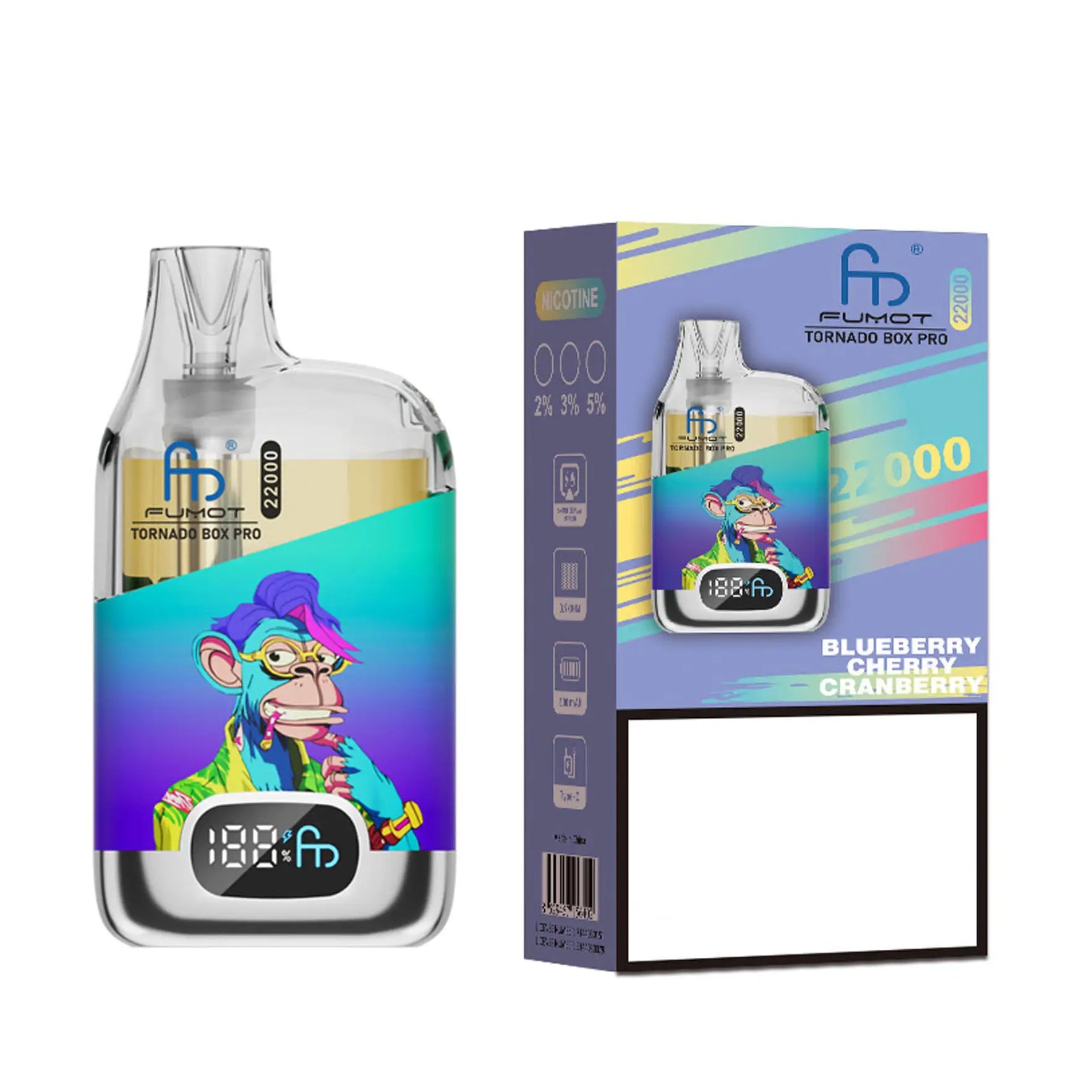 Fumot Tornado Box Pro 22000 Disposable Vape - (1 Vape)