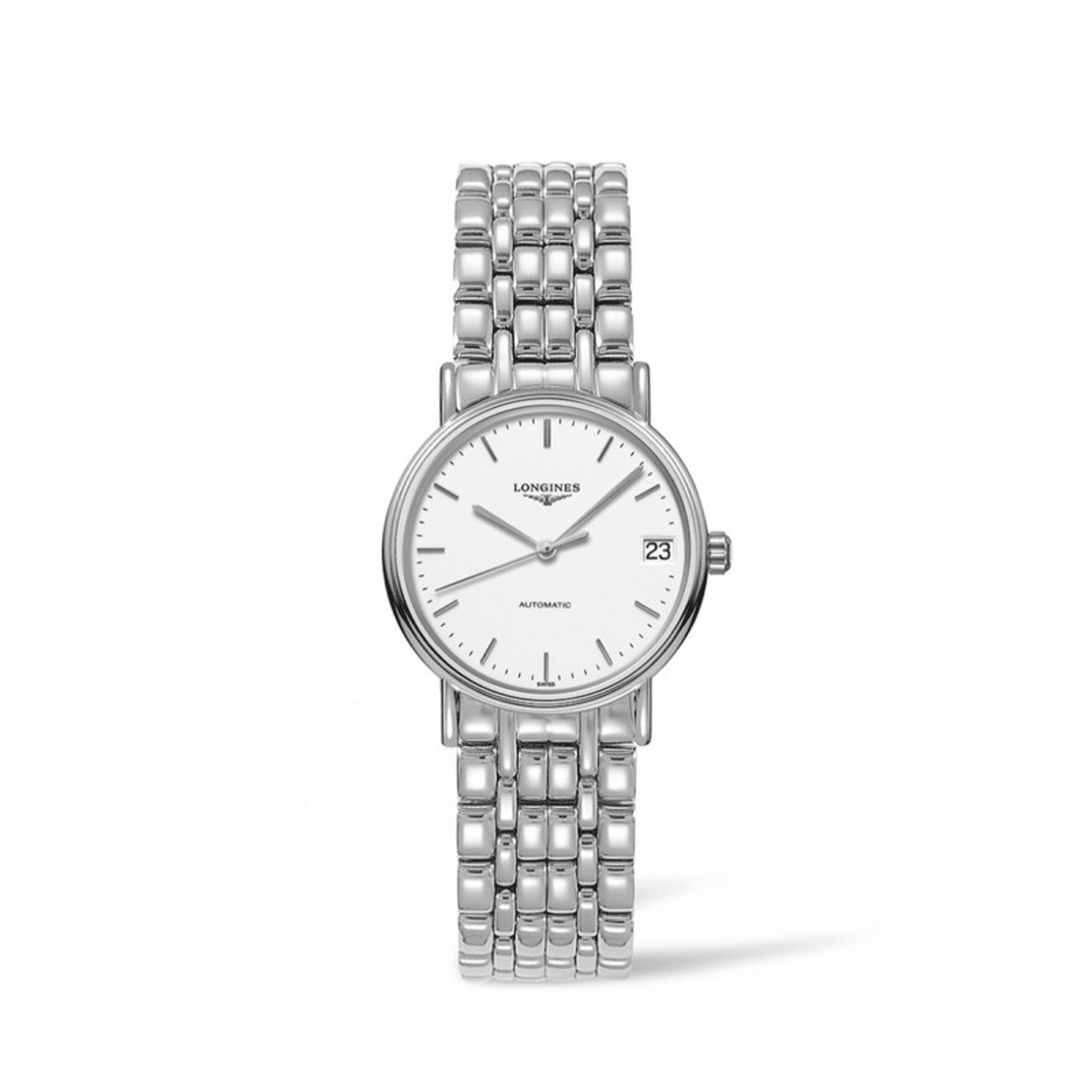 【Super Clone】Longines Women's L4.322.4.12.6 Presence Stainless Steel Watch