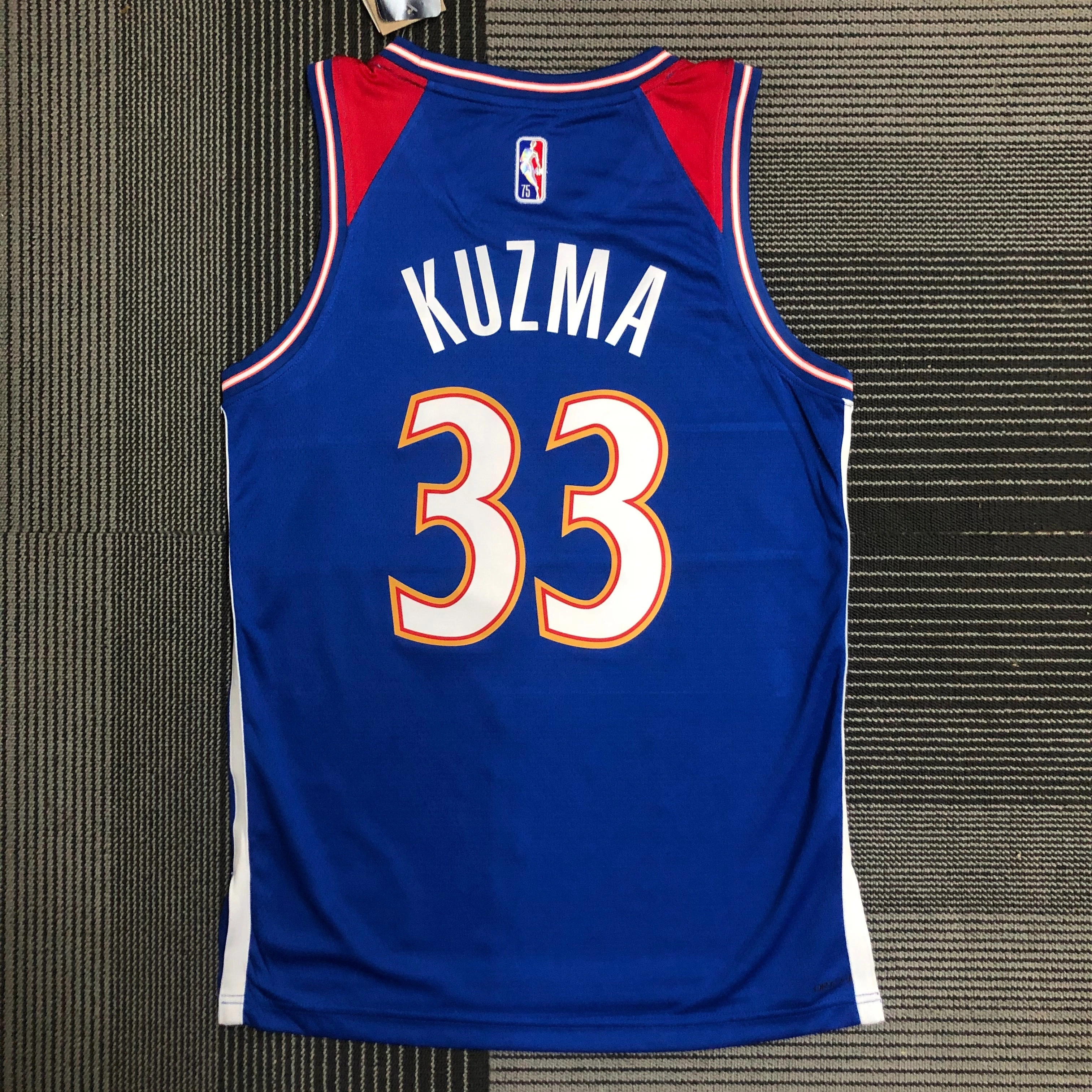 2022 NBA Washington Wizards 33 Kuzma Basketball Jersey