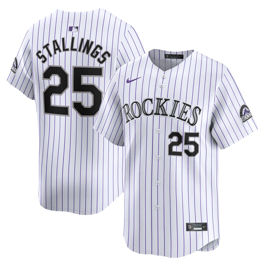 Jacob Stallings Colorado Rockies Home Limited Player Jersey White