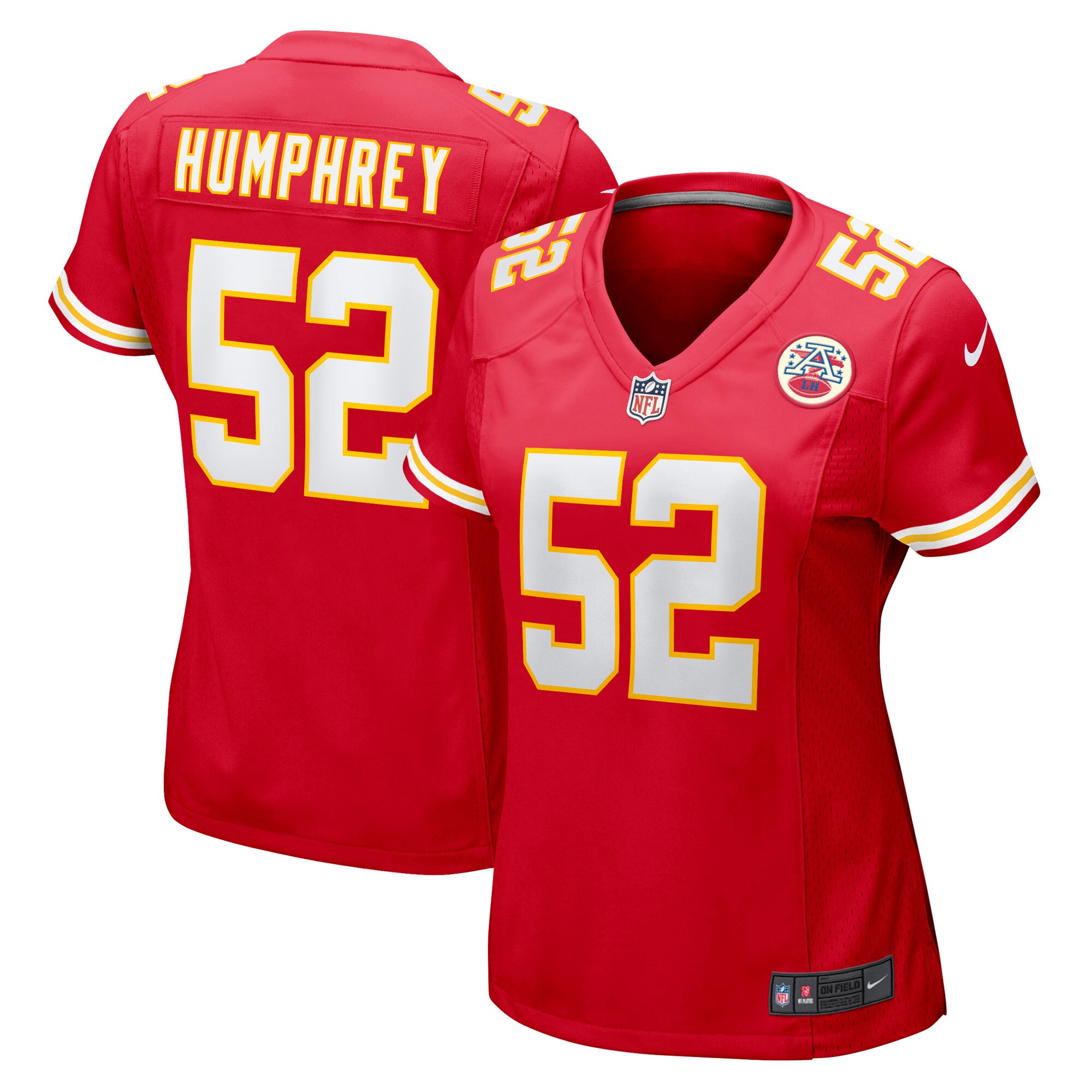 Creed Humphrey Kansas City Chiefs Nike Women's Game Jersey - Red