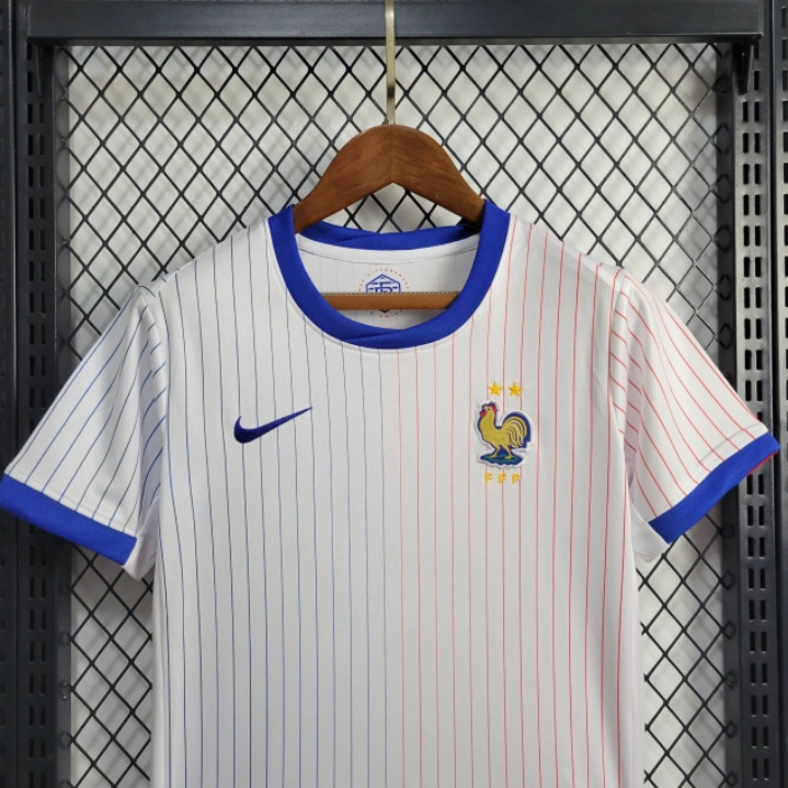 2024-25 France Away KIDS CAMAVINGA  GRIEZMANN GIROUD MBAPPE DEMBELE T. HERNANDEZ Football jersey