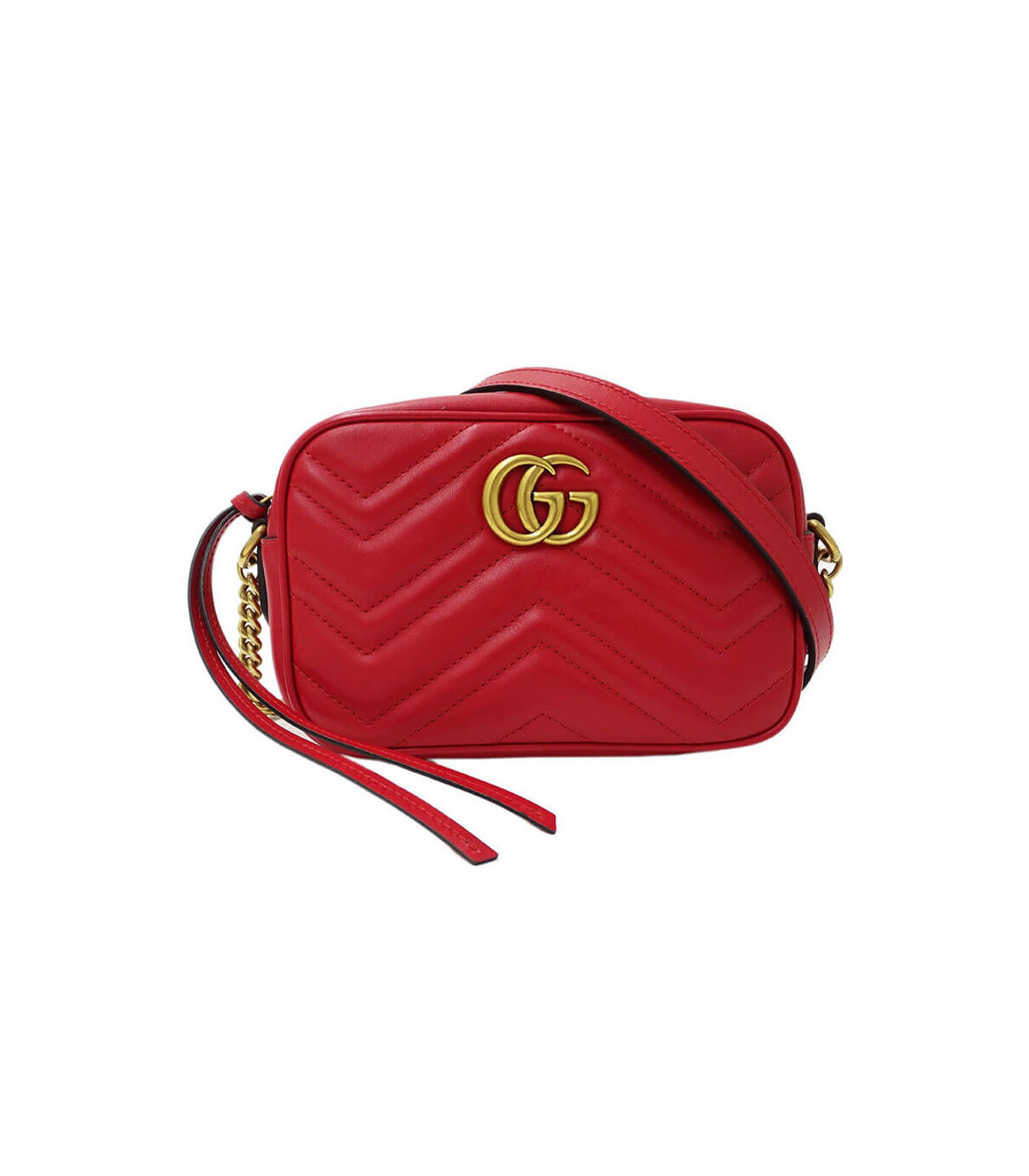Gucci GG Marmont Matelasse Mini Bag Red