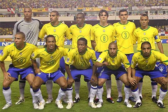 Brazil 2004 Home Retro Football Jersey